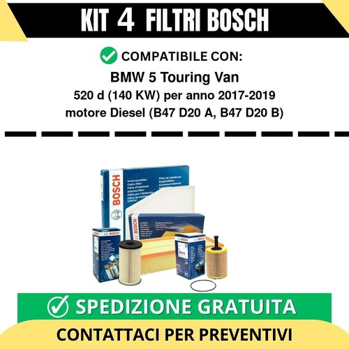 Kit filtri bosch - kit, 4