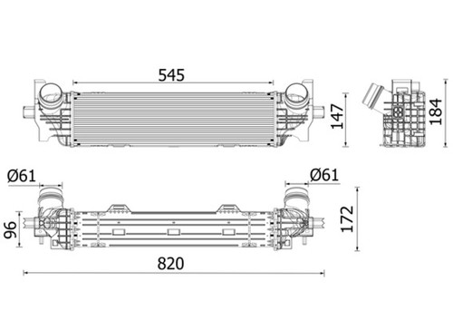 Intercooler mahle 660 - intercooler, ci
